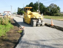 道明地区地区界道路整備工事 施工状況